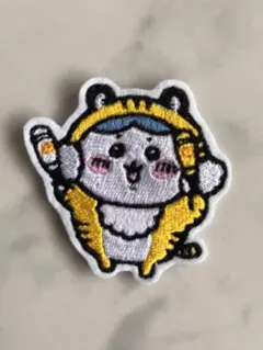 ちいかわ　ハチワレ　タイガース　阪神　ワッペン　コラボ　トラ　# 可愛い　人気 — image 1