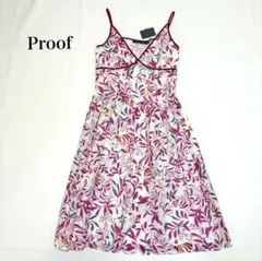 未使用Proof【プルーフ】フローラルプリント キャミワンピース コットン 38 — image 1