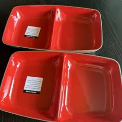 ROBEX イタリア製 仕切り皿 2枚セット — image 1