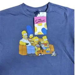 【新品タグ付き】シンプソンズ Tシャツ 120 ブルー — image 1