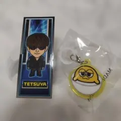EXILE TETSUYA マーカーキーホルダー 千社札ステッカー セット — image 1