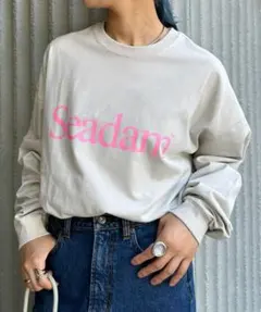 SEADAMビッグシルエットロゴロンTEE — image 1