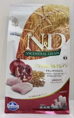 Farmina N&D アンセストラルグレイン チキン ザクロ 成犬用 800g — image 1