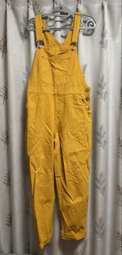 Monki イエロー サロペット オーバーオールSサイズ — image 1