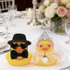アヒル　ソフビ　結婚式　ウェディング ウェルカムボード　ウェルカムスペース — image 1
