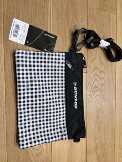 DUNLOP サコッシュ DTC-2462 チェック柄 — image 1