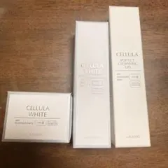 チェルラーホワイト スキンケア 3点セット 化粧水・クリーム・クレンジング — image 1