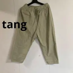 tang コットンツイルテーパード パンツ ホワイト サイズ38 タング — image 1