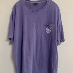 コンフォートカラーズ【XL】半袖Tシャツ 左胸ポケット バックプリント パープル — image 1
