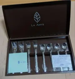 LA AMYS【新品未使用】カトラリーセット スプーン フォーク 8本セット — image 1