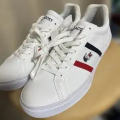 新品未使用　LACOSTE ラコステ　レザー　ホワイトスニーカー　メンズ — image 1