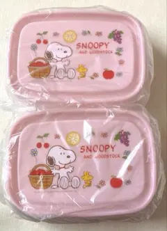 新品未使用　スヌーピー　タッパー2個セット — image 1
