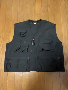 フィッシングベスト ブラック 多機能 — image 1