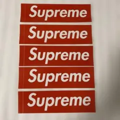 Supreme ボックスロゴ ステッカー 5枚セット — image 1