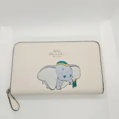 【汚れ・傷あり】新品　コーチ　ディズニーコラボ　ダンボ　ホワイト — image 1