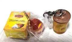 Lipton リプトン ミニチュアチャーム ガチャ 2種セット — image 1