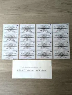 ヴィア・ホールディングス 株主割引券 500円券 16枚 8000円分 — image 1