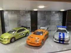 ワイスピ　ミニカー3台　スープラ R34 ランエボ — image 1