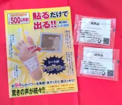 【未使用 未開封 試供品】レミントン 遠赤足うらシート ２枚 — image 1