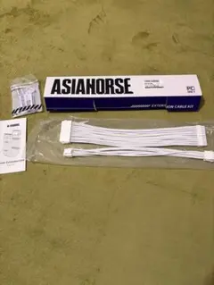 ASIAHORSE PCスリーブケーブル2種　未使用品 — image 1