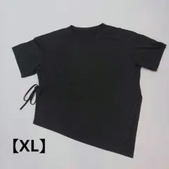 半袖Tシャツ アシンメトリーデザイン ブラック XL — image 1