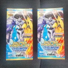 デジモンカードゲーム　ジェネレーション　2Box テープ未開封 — image 1