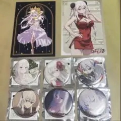 魔都精兵のスレイブ　ゲーマーズ　缶バッジ　羽前京香　6種セット　特典2枚付き — image 1