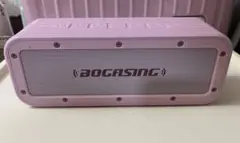 防水)BOGASING Bluetooth ワイヤレススピーカー (ピンク) — image 1