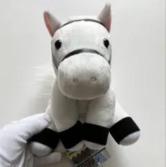 ソダシ アイドルホース メイクデビュー函館 Mサイズ ぬいぐるみ タグ付き — image 1