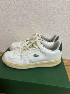 LACOSTE ホワイト グリーン スニーカー — image 1