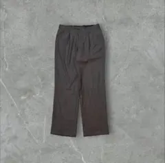 MILANO ROMA slacksロングツータックドレスダークグレーパンツ — image 1