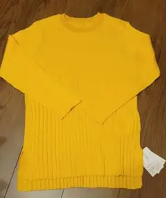 春色　薄手リブ編　ニット — image 1