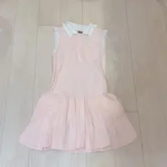 Katie ノースリーブ ポロワンピース ピンク — image 1