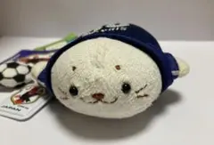 しろたん　sirotan日本サッカー協会公認ぬいぐるみキーホルダー2009年平成 — image 1