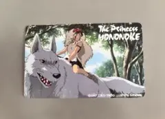 もののけ姫　ジブリ　テレホンカード　使用済 — image 1