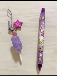 デージーボールペン＆イヤホンジャックキーホルダー — image 1