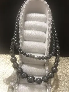 36.大特価❗️天然石❗️ヘマタイトネックレス❗️50cm❗️ — image 1
