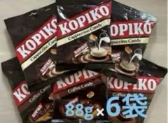 KOPIKO コピコ　88g×6袋 コーヒー　カプチーノ　キャンディ　飴　お菓子 — image 1