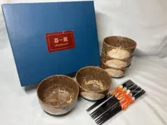 器麗 LIFE GALLERY by ZUITO　一膳丼揃 5客セット 箸付 — image 1