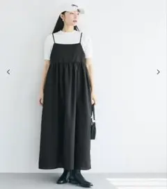 coca キャミワンピース ブラック — image 1