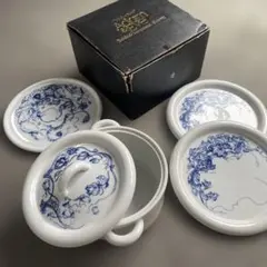 豪華4点セット◆たち吉Adam & Eve 陶器製 鍋 プレート食器スープポット — image 1