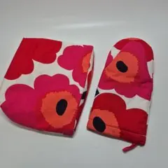 【used品】marimekko UNIKKO TEA COSY & ミトン — image 1