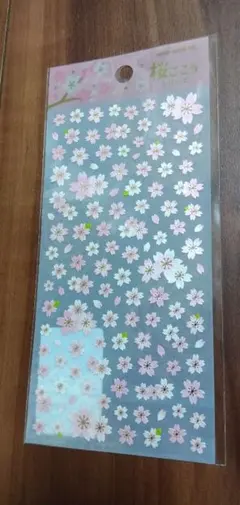 ☆新品未使用☆　桜　シール　平成レトロ　レア　希少　当時物 — image 1