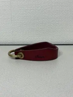 ilona レザーキーホルダー ボルドー　限定　牛革　本革　イボーナ — image 1