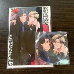 失恋ジャンキー　鷹　KiRcomics 記念グッズ　缶バッジ　ポストカード — image 1