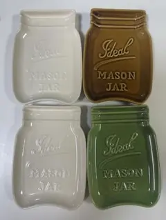 Ideal MASON JAR プレート 4枚セット — image 1