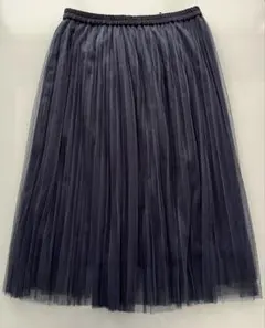 ※新品未使用※ ネイビー フレアロングスカート — image 1