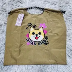 【新品 タグ付き】D.KELLY ディーケリー 刺繍 エコバッグ JAPAN柴犬 — image 1