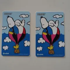 ezlinkカード　イージーリンクカード　シンガポール　大人用2枚 スヌーピー — image 1