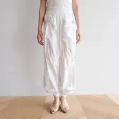 SeaRoomlynn BALLOON ドロストパンツ ホワイト Mサイズ — image 1